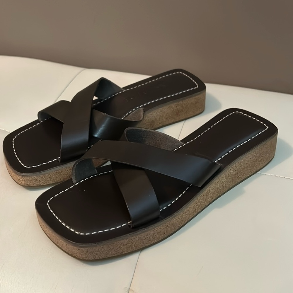 Ann Taylor Brown Sandals